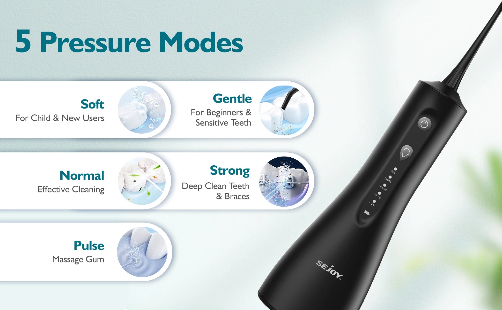 Herycan™-Sejoy Cordless Water Dental Flosser for Teeth